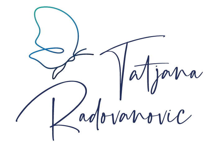 Tatjana Radovanovic logo blue compact